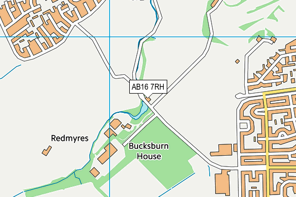 AB16 7RH map - OS VectorMap District (Ordnance Survey) AB16 7RH map - OS VectorMap District (Ordnance Survey)