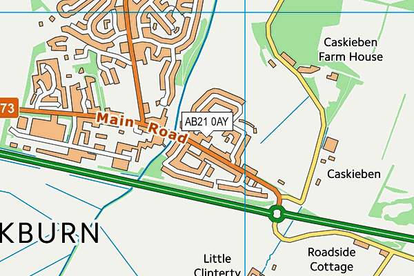 AB21 0AY map - OS VectorMap District (Ordnance Survey) AB21 0AY map - OS VectorMap District (Ordnance Survey)