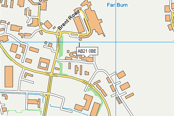 AB21 0BE map - OS VectorMap District (Ordnance Survey) AB21 0BE map - OS VectorMap District (Ordnance Survey)