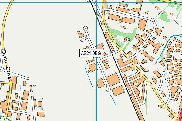 AB21 0BG map - OS VectorMap District (Ordnance Survey) AB21 0BG map - OS VectorMap District (Ordnance Survey)