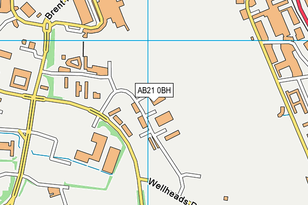AB21 0BH map - OS VectorMap District (Ordnance Survey) AB21 0BH map - OS VectorMap District (Ordnance Survey)