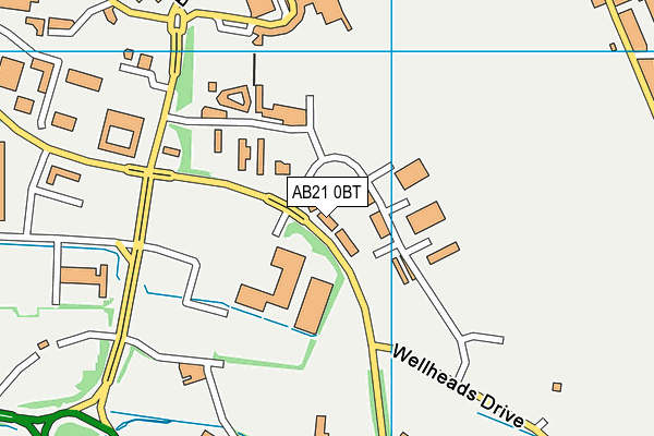 AB21 0BT map - OS VectorMap District (Ordnance Survey) AB21 0BT map - OS VectorMap District (Ordnance Survey)