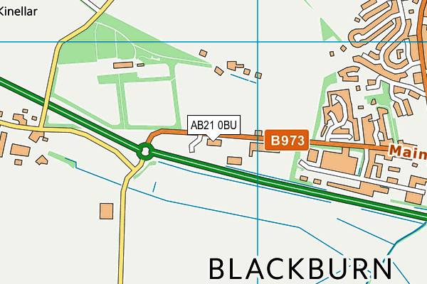 AB21 0BU map - OS VectorMap District (Ordnance Survey) AB21 0BU map - OS VectorMap District (Ordnance Survey)