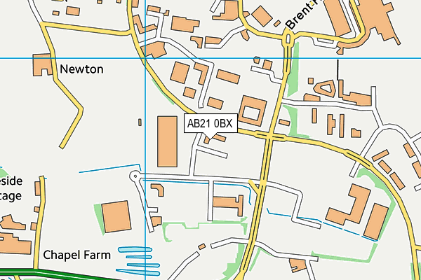 AB21 0BX map - OS VectorMap District (Ordnance Survey) AB21 0BX map - OS VectorMap District (Ordnance Survey)