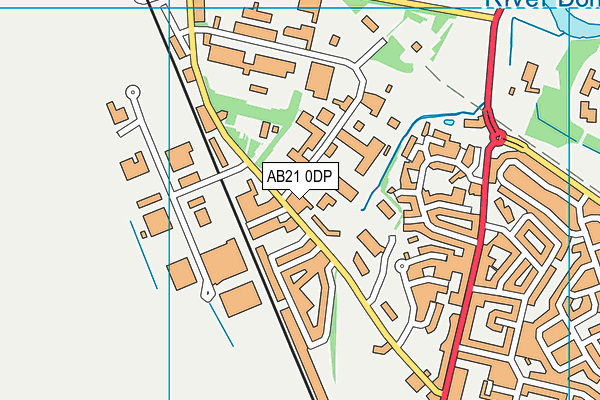AB21 0DP map - OS VectorMap District (Ordnance Survey) AB21 0DP map - OS VectorMap District (Ordnance Survey)