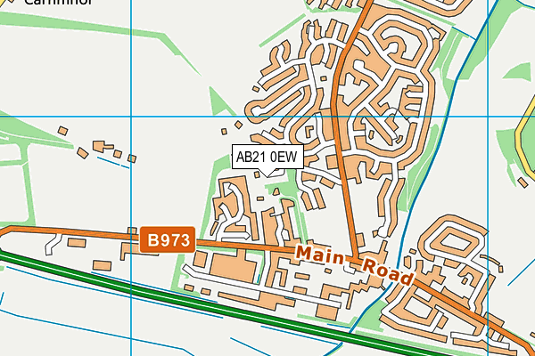 AB21 0EW map - OS VectorMap District (Ordnance Survey) AB21 0EW map - OS VectorMap District (Ordnance Survey)