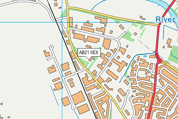 AB21 0EX map - OS VectorMap District (Ordnance Survey) AB21 0EX map - OS VectorMap District (Ordnance Survey)