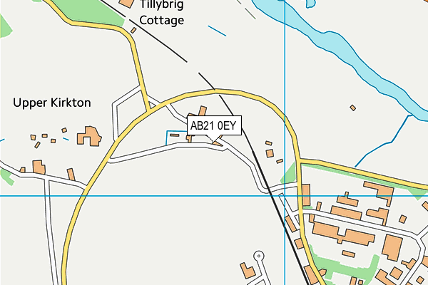 AB21 0EY map - OS VectorMap District (Ordnance Survey) AB21 0EY map - OS VectorMap District (Ordnance Survey)