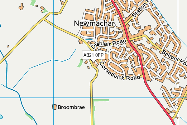 AB21 0FP map - OS VectorMap District (Ordnance Survey) AB21 0FP map - OS VectorMap District (Ordnance Survey)