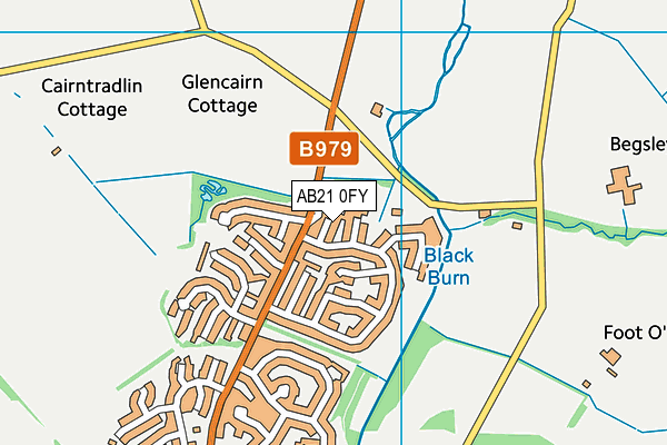 AB21 0FY map - OS VectorMap District (Ordnance Survey) AB21 0FY map - OS VectorMap District (Ordnance Survey)