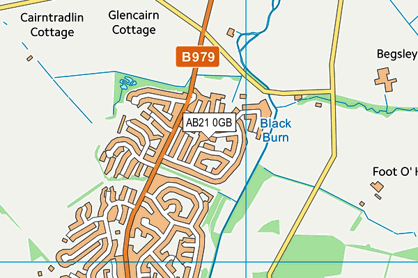 AB21 0GB map - OS VectorMap District (Ordnance Survey) AB21 0GB map - OS VectorMap District (Ordnance Survey)