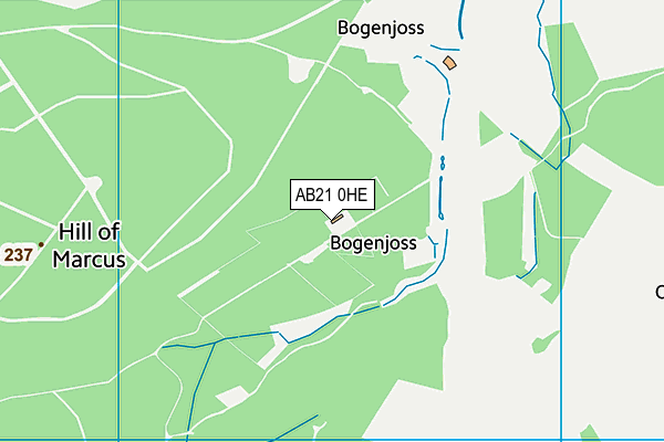 AB21 0HE map - OS VectorMap District (Ordnance Survey) AB21 0HE map - OS VectorMap District (Ordnance Survey)
