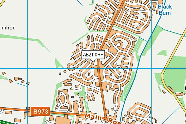 AB21 0HF map - OS VectorMap District (Ordnance Survey) AB21 0HF map - OS VectorMap District (Ordnance Survey)
