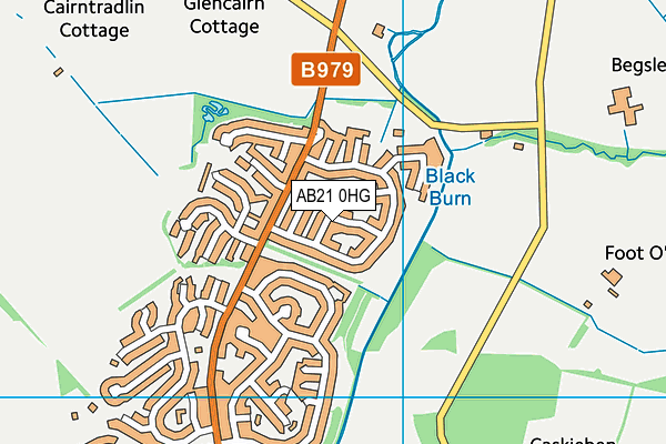 AB21 0HG map - OS VectorMap District (Ordnance Survey) AB21 0HG map - OS VectorMap District (Ordnance Survey)