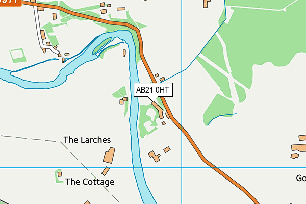 AB21 0HT map - OS VectorMap District (Ordnance Survey) AB21 0HT map - OS VectorMap District (Ordnance Survey)