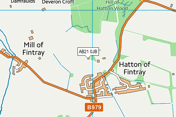 AB21 0JB map - OS VectorMap District (Ordnance Survey) AB21 0JB map - OS VectorMap District (Ordnance Survey)