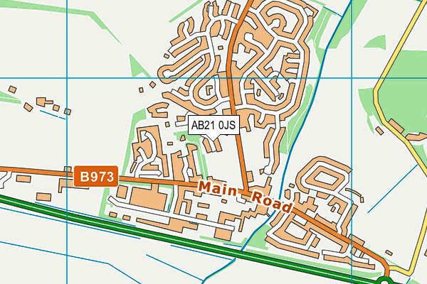 AB21 0JS map - OS VectorMap District (Ordnance Survey) AB21 0JS map - OS VectorMap District (Ordnance Survey)