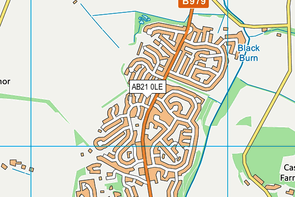 AB21 0LE map - OS VectorMap District (Ordnance Survey) AB21 0LE map - OS VectorMap District (Ordnance Survey)