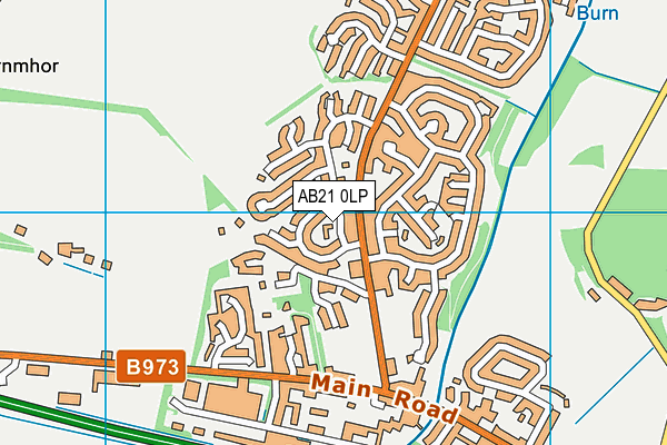 AB21 0LP map - OS VectorMap District (Ordnance Survey) AB21 0LP map - OS VectorMap District (Ordnance Survey)