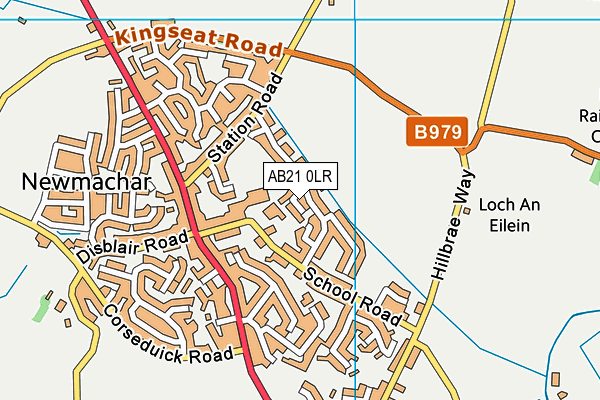 AB21 0LR map - OS VectorMap District (Ordnance Survey) AB21 0LR map - OS VectorMap District (Ordnance Survey)