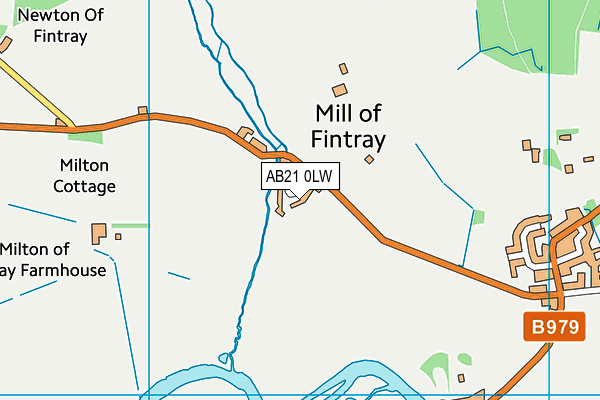 AB21 0LW map - OS VectorMap District (Ordnance Survey) AB21 0LW map - OS VectorMap District (Ordnance Survey)