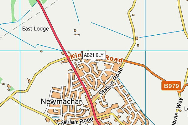 AB21 0LY map - OS VectorMap District (Ordnance Survey) AB21 0LY map - OS VectorMap District (Ordnance Survey)