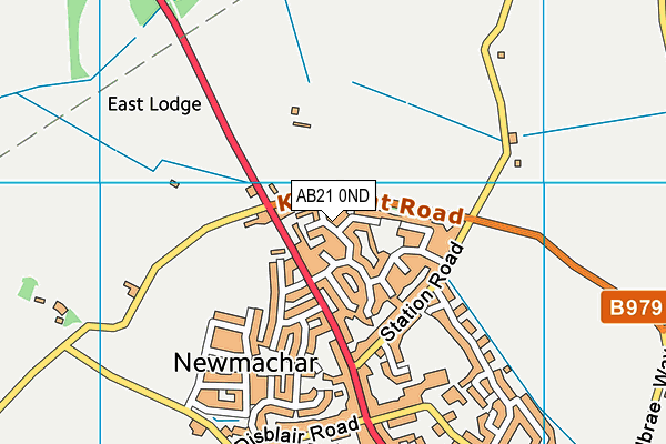 AB21 0ND map - OS VectorMap District (Ordnance Survey) AB21 0ND map - OS VectorMap District (Ordnance Survey)