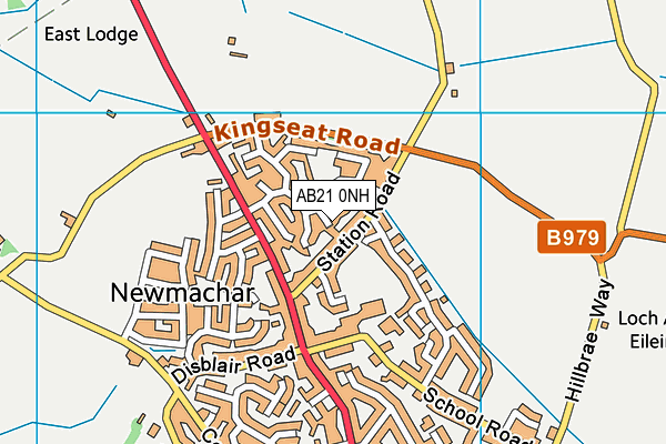 AB21 0NH map - OS VectorMap District (Ordnance Survey) AB21 0NH map - OS VectorMap District (Ordnance Survey)