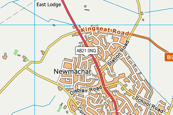 AB21 0NQ map - OS VectorMap District (Ordnance Survey) AB21 0NQ map - OS VectorMap District (Ordnance Survey)