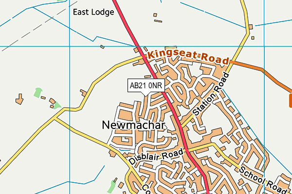 AB21 0NR map - OS VectorMap District (Ordnance Survey) AB21 0NR map - OS VectorMap District (Ordnance Survey)