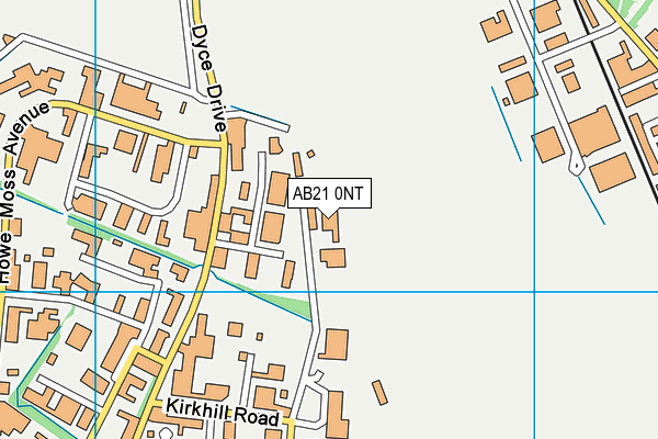 AB21 0NT map - OS VectorMap District (Ordnance Survey) AB21 0NT map - OS VectorMap District (Ordnance Survey)