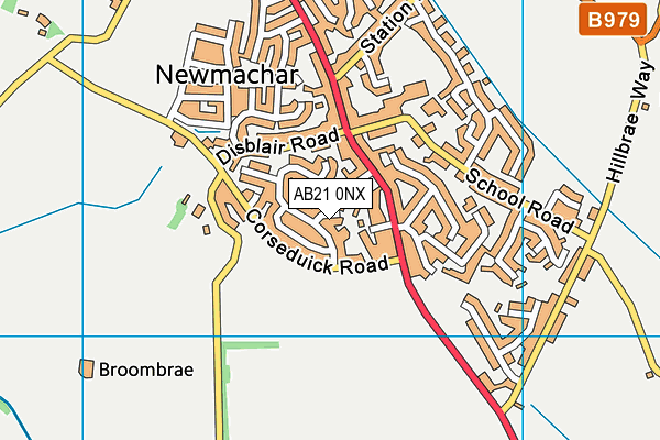 AB21 0NX map - OS VectorMap District (Ordnance Survey) AB21 0NX map - OS VectorMap District (Ordnance Survey)