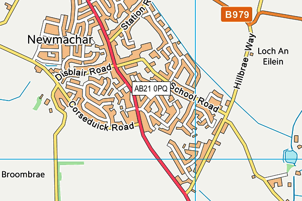 AB21 0PQ map - OS VectorMap District (Ordnance Survey) AB21 0PQ map - OS VectorMap District (Ordnance Survey)