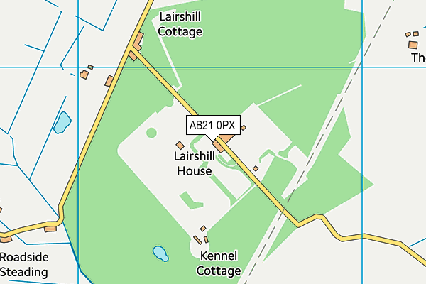 AB21 0PX map - OS VectorMap District (Ordnance Survey) AB21 0PX map - OS VectorMap District (Ordnance Survey)