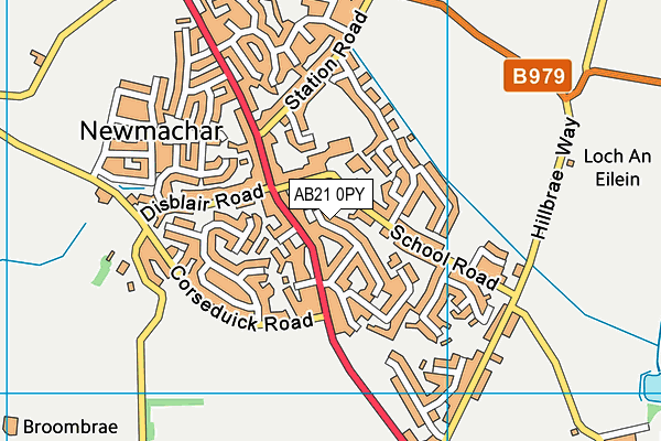 AB21 0PY map - OS VectorMap District (Ordnance Survey) AB21 0PY map - OS VectorMap District (Ordnance Survey)