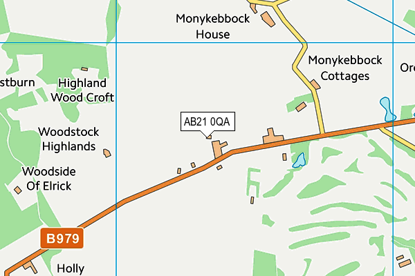 AB21 0QA map - OS VectorMap District (Ordnance Survey) AB21 0QA map - OS VectorMap District (Ordnance Survey)