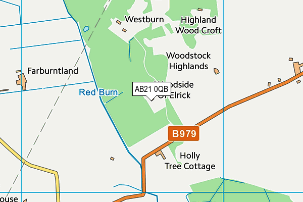 AB21 0QB map - OS VectorMap District (Ordnance Survey) AB21 0QB map - OS VectorMap District (Ordnance Survey)