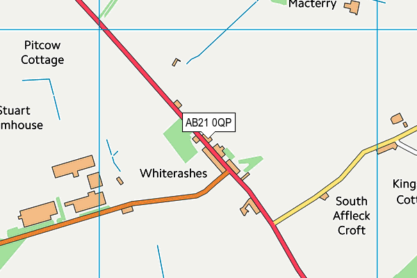 AB21 0QP map - OS VectorMap District (Ordnance Survey) AB21 0QP map - OS VectorMap District (Ordnance Survey)
