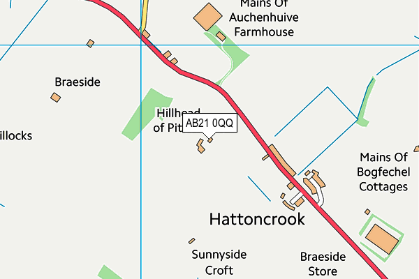 AB21 0QQ map - OS VectorMap District (Ordnance Survey) AB21 0QQ map - OS VectorMap District (Ordnance Survey)