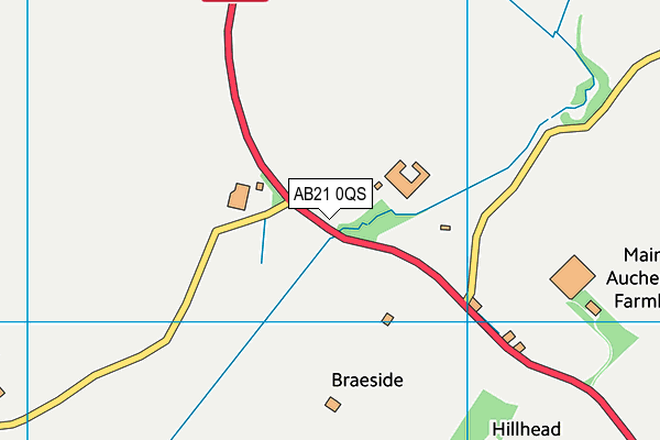 AB21 0QS map - OS VectorMap District (Ordnance Survey) AB21 0QS map - OS VectorMap District (Ordnance Survey)