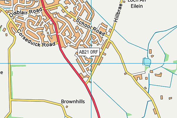 AB21 0RF map - OS VectorMap District (Ordnance Survey) AB21 0RF map - OS VectorMap District (Ordnance Survey)