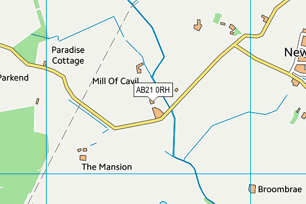 AB21 0RH map - OS VectorMap District (Ordnance Survey) AB21 0RH map - OS VectorMap District (Ordnance Survey)