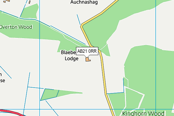 AB21 0RR map - OS VectorMap District (Ordnance Survey) AB21 0RR map - OS VectorMap District (Ordnance Survey)