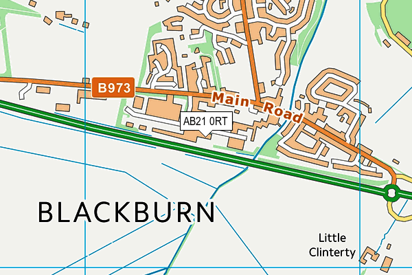 AB21 0RT map - OS VectorMap District (Ordnance Survey) AB21 0RT map - OS VectorMap District (Ordnance Survey)