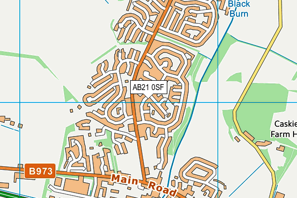 AB21 0SF map - OS VectorMap District (Ordnance Survey) AB21 0SF map - OS VectorMap District (Ordnance Survey)