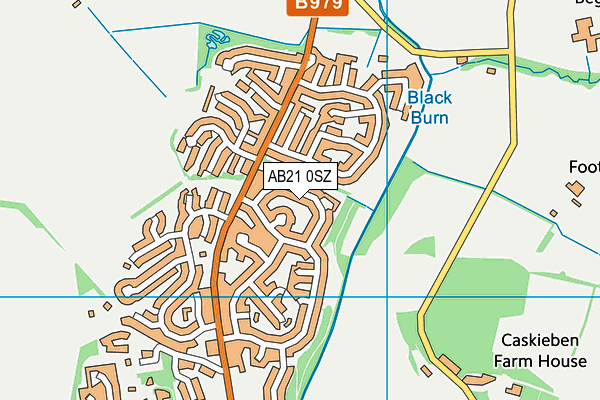 AB21 0SZ map - OS VectorMap District (Ordnance Survey) AB21 0SZ map - OS VectorMap District (Ordnance Survey)