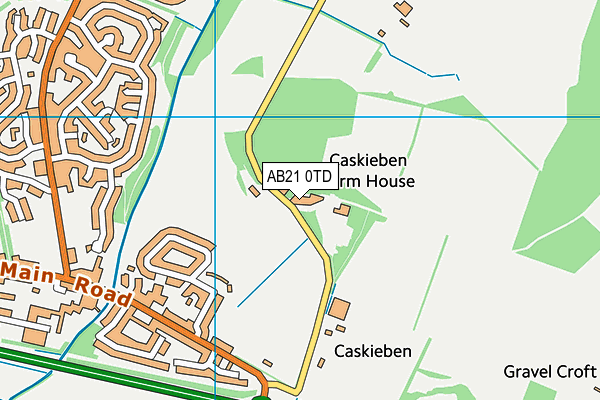 AB21 0TD map - OS VectorMap District (Ordnance Survey) AB21 0TD map - OS VectorMap District (Ordnance Survey)