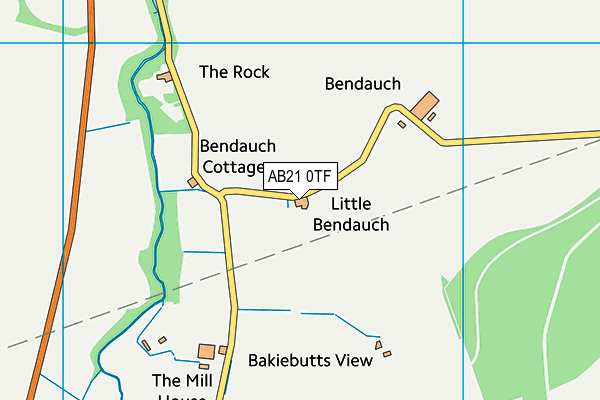 AB21 0TF map - OS VectorMap District (Ordnance Survey) AB21 0TF map - OS VectorMap District (Ordnance Survey)