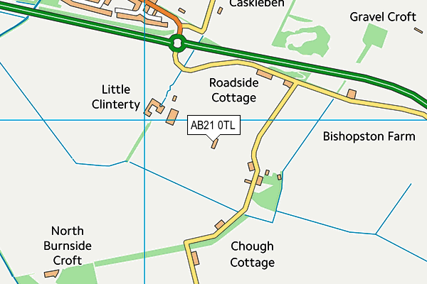 AB21 0TL map - OS VectorMap District (Ordnance Survey) AB21 0TL map - OS VectorMap District (Ordnance Survey)
