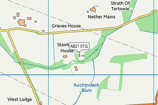AB21 0TQ map - OS VectorMap District (Ordnance Survey) AB21 0TQ map - OS VectorMap District (Ordnance Survey)